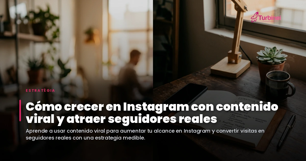 Cómo crecer en Instagram con contenido viral y atraer seguidores reales — Blog Turbinei