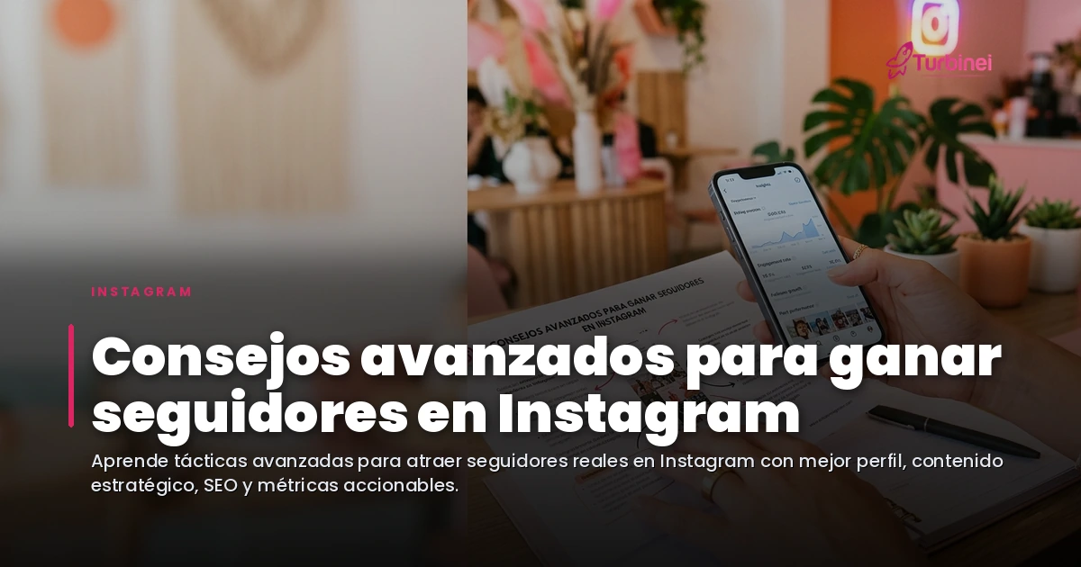 Consejos avanzados para ganar seguidores en Instagram — Blog Turbinei