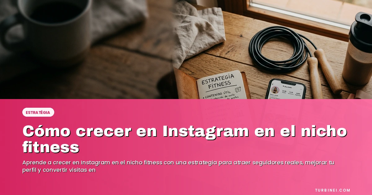 Cómo crecer en Instagram en el nicho fitness — Blog Turbinei