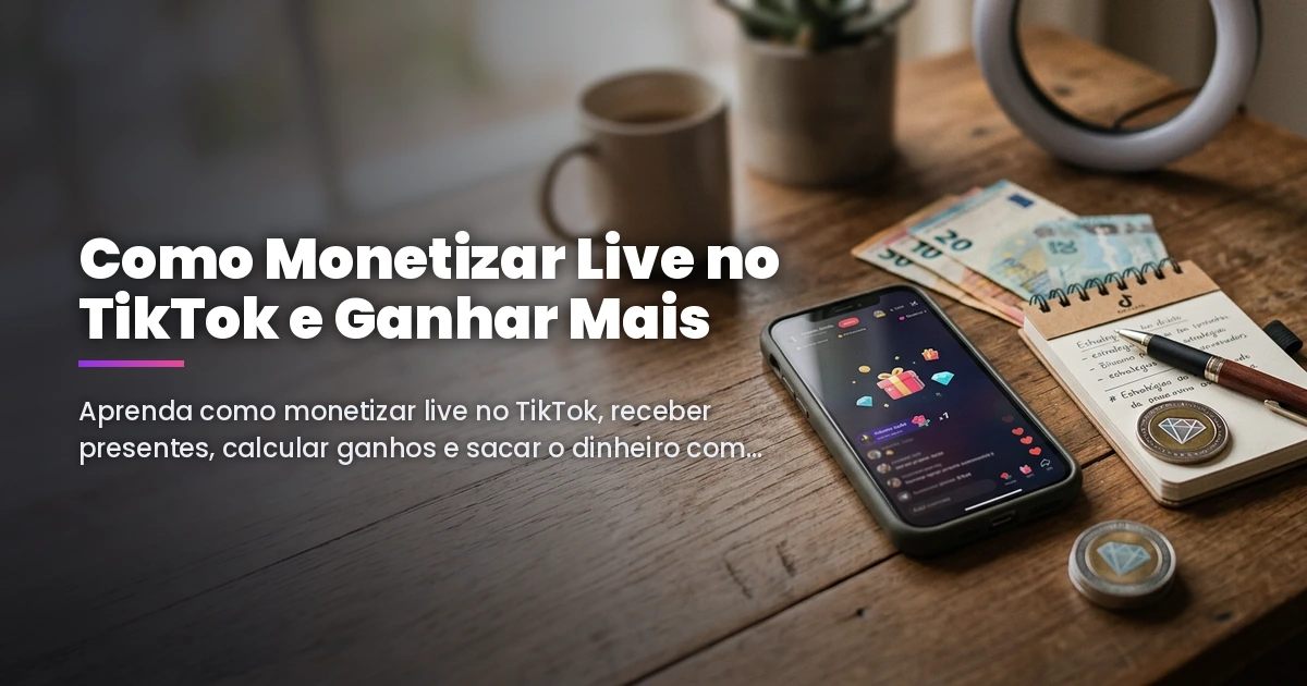Como Monetizar Live no TikTok e Ganhar Mais